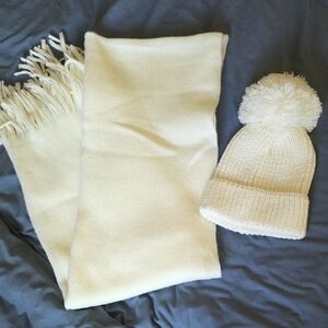 Steve Madden Blue Hoodie with Cream Drawstring